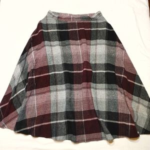 Vintage Plaid Skirt